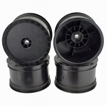 Borrego Wheels for Associated TLR 22 - 4.0 / Rear / BLACK / 4Pcs