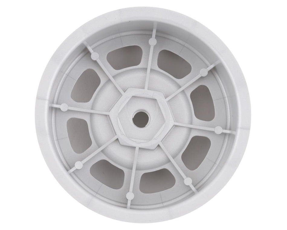 DE Racing Speedway Front Wheels (White) (4) (Custom Works/B6)