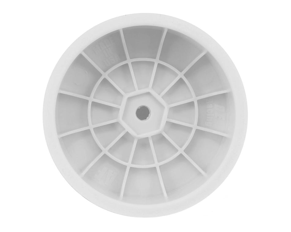 DE Racing 12mm Hex "Speedline" 2.2 1/10 Buggy Front Wheels (4) (B6/RB6) (White)