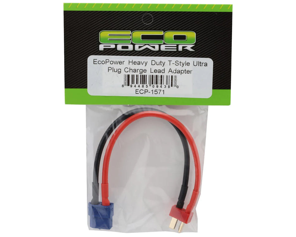 EcoPower Heavy Duty T-Style Ultra Plug Charge Lead (Male T-Style to Female XT60)