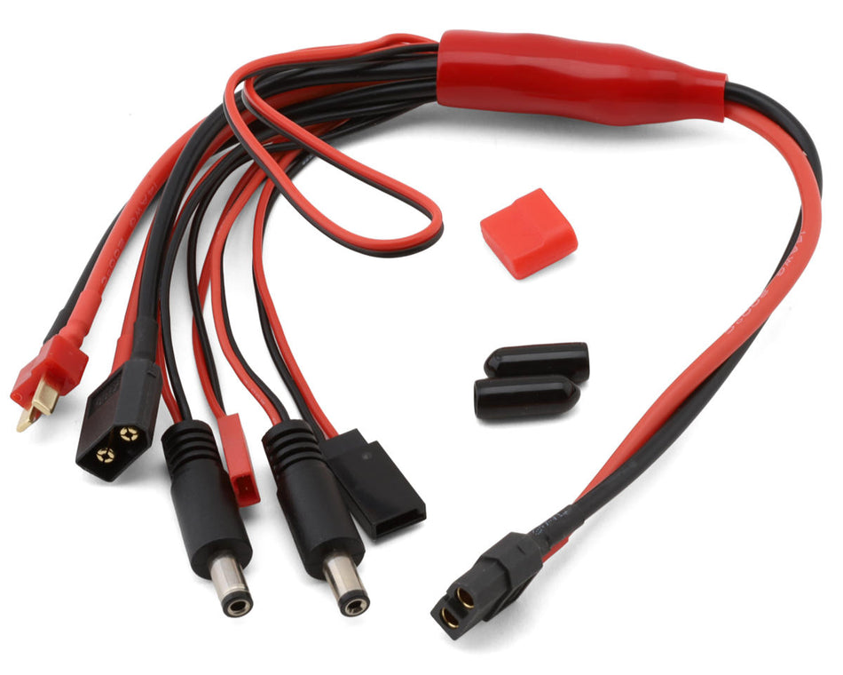 EcoPower "Squid" Multi Connector Charge Lead (XT60, Futaba, JST, T-Style & Transmitter Connectors) w/XT60 Input
