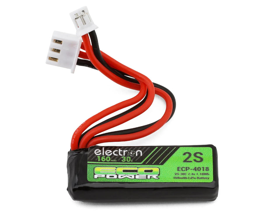 EcoPower "Electron" 2S 30C LiPo Battery Pack (7.4V/160mAh)