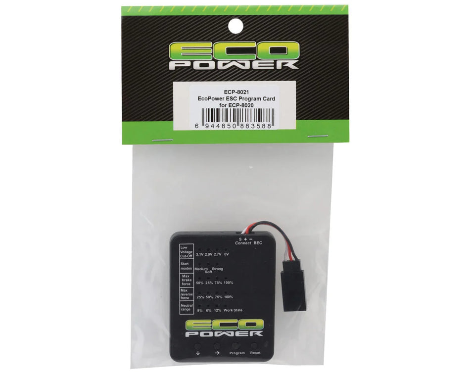 EcoPower ESC Program Card for ECP-8020