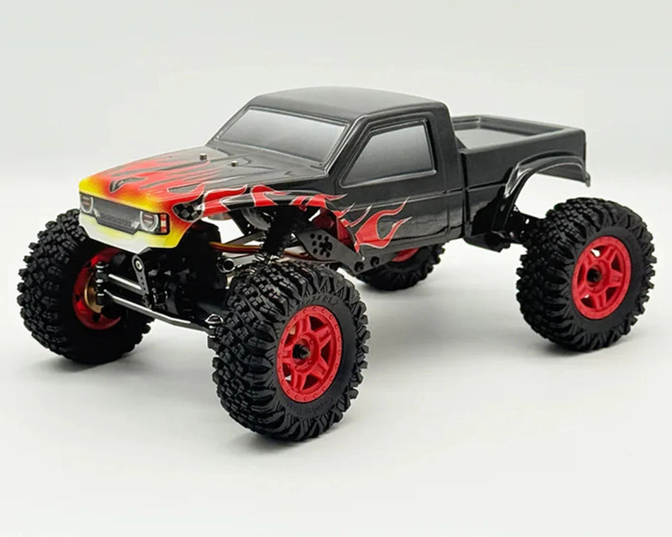Furitek Terra Comp 1/18 RTR Brushless Micro Rock Crawler (Black Flame) w/Komodo Unity & 2.4GHz Radio