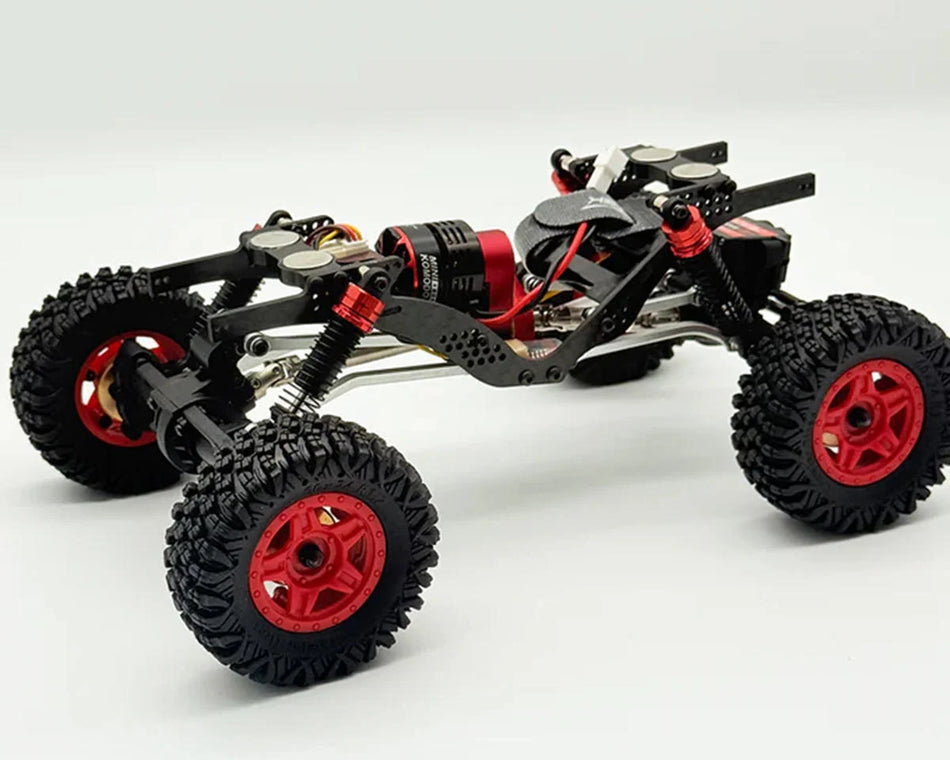 Furitek Terra Comp 1/18 RTR Brushless Micro Rock Crawler (Black Flame) w/Komodo Unity & 2.4GHz Radio
