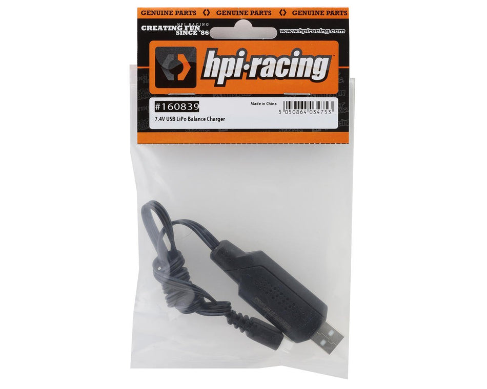 HPI 2S (7.4V) USB LiPo Balance DC Charger