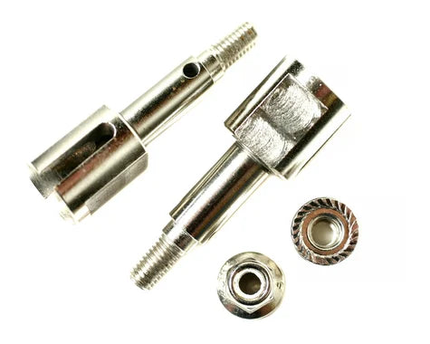 HPI Axle 8x9x44mm (Counterclockwise Threaded) (Silver) (2)