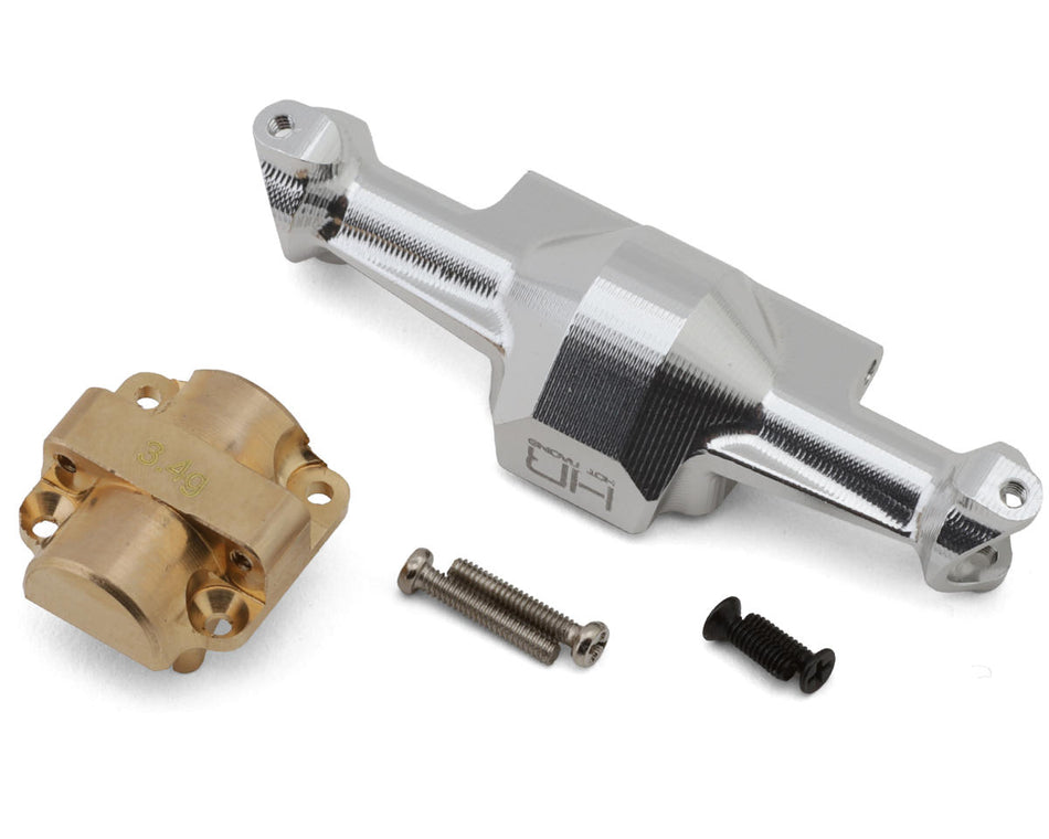 Hot Racing Axial SCX30 Aluminum Front Axle Housing w/Brass Cover