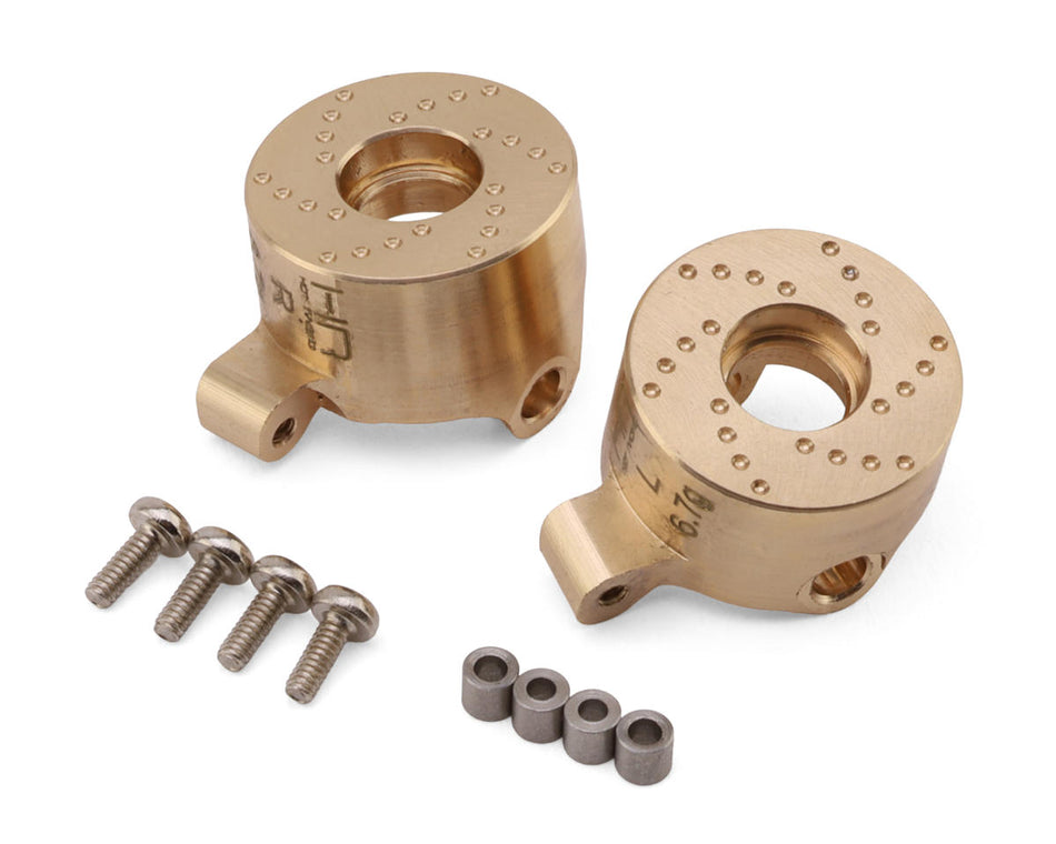 Hot Racing Axial SCX30 Brass Steering Knuckles (2) (7.6g ea)