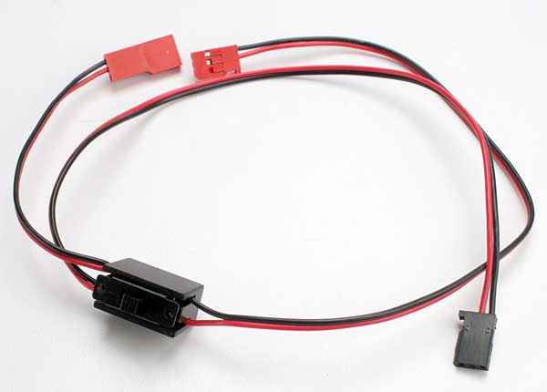 Traxxas Wiring harness, on-board radio system (includes on/off switch and charge jack)