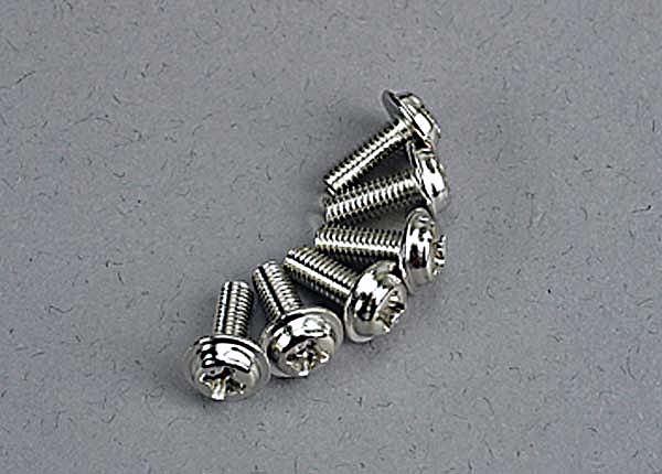 SCREWS WASHERHEAD 3X8MM (6)