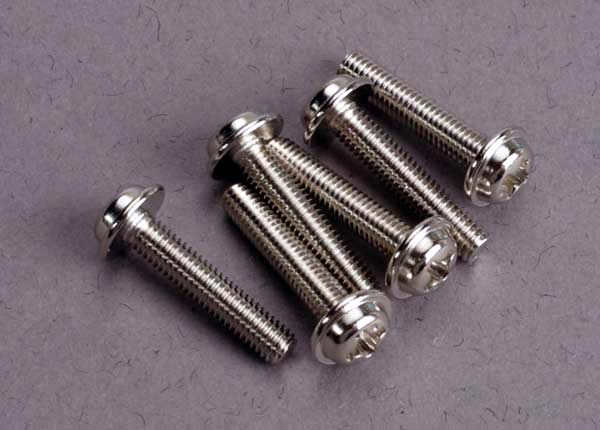 TRAXXAS SCREWS WASHERHEAD 3X15MM (6)