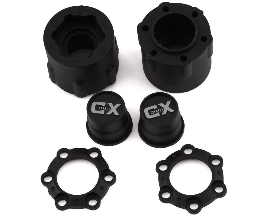 Incision KMC KM233 1.9" Plastic Beadlock Wheels (Silver) (2)