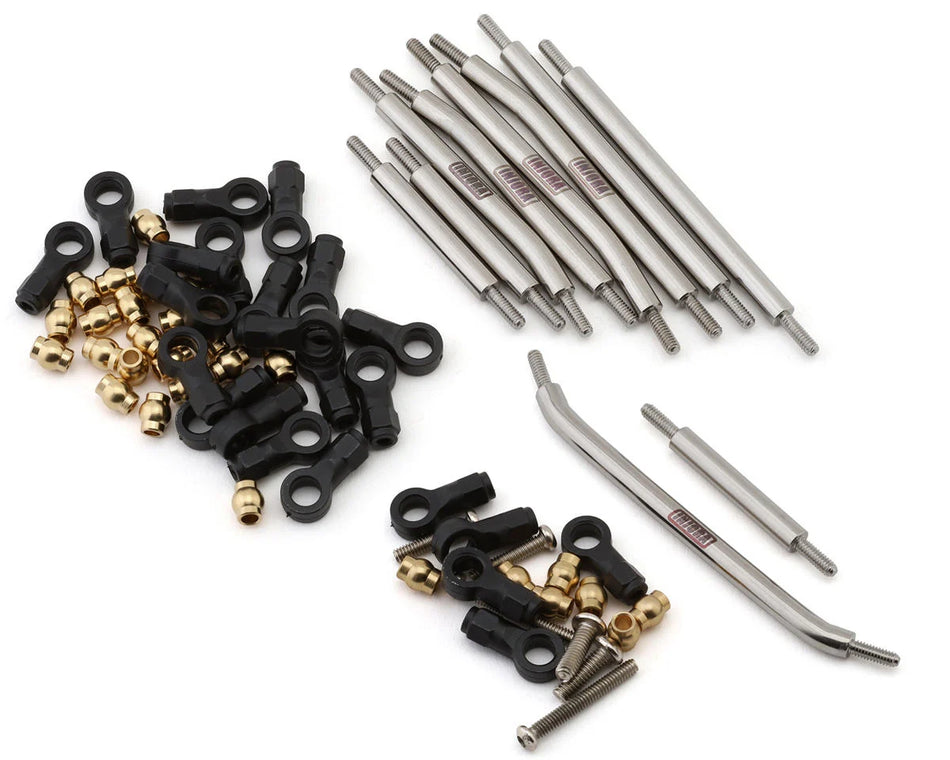 Injora Redcat Ascent18 Stainless Steel High Clearance Links Set w/Steering Links