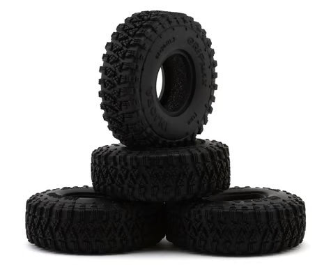 Injora 1.3" Gripmax Micro Rock Crawler Tires (4) (68mm OD) (S4) w/Foam Inserts