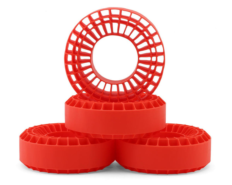 Injora 1.9" 1/10 Crawler Tires Silicone Rubber Inserts (118-122mm) (4.75" OD) (Hard) (4)