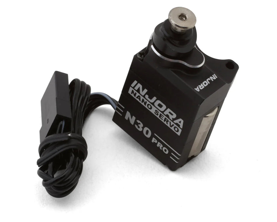 Injora SCX30 N30 Nano Pro High Torque Metal Gear Aluminum Servo w/Servo Saver