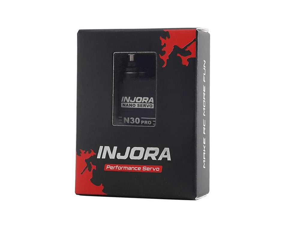 Injora SCX30 N30 Nano Pro High Torque Metal Gear Aluminum Servo w/Servo Saver