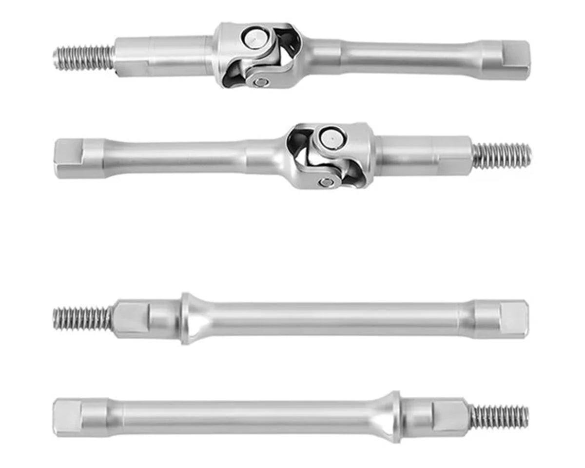 Injora Axial SCX30 Stainless Steel Front CVD & Rear Axle Shafts Set ...
