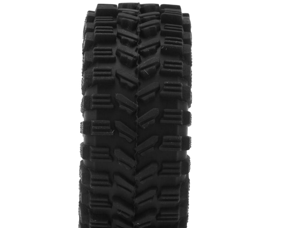 Injora 0.7" King Trekker Micro Rock Crawler Tires (4) (35mm OD) (S5) w/Foam Inserts