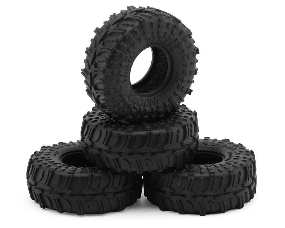 Injora Axial SCX30 0.7" Hamrok Micro Rock Crawler Tires (4) (39mm OD) (S5)