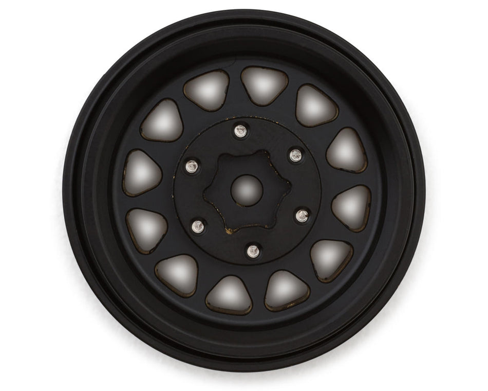 Injora 1.3" D-Slot Brass Micro Rock Crawler Beadlock Wheels