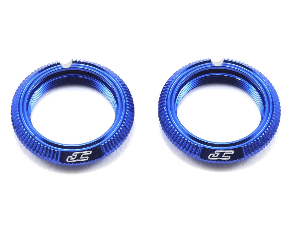JConcepts Fin Aluminum 12mm Shock Collar (Black) (2)
