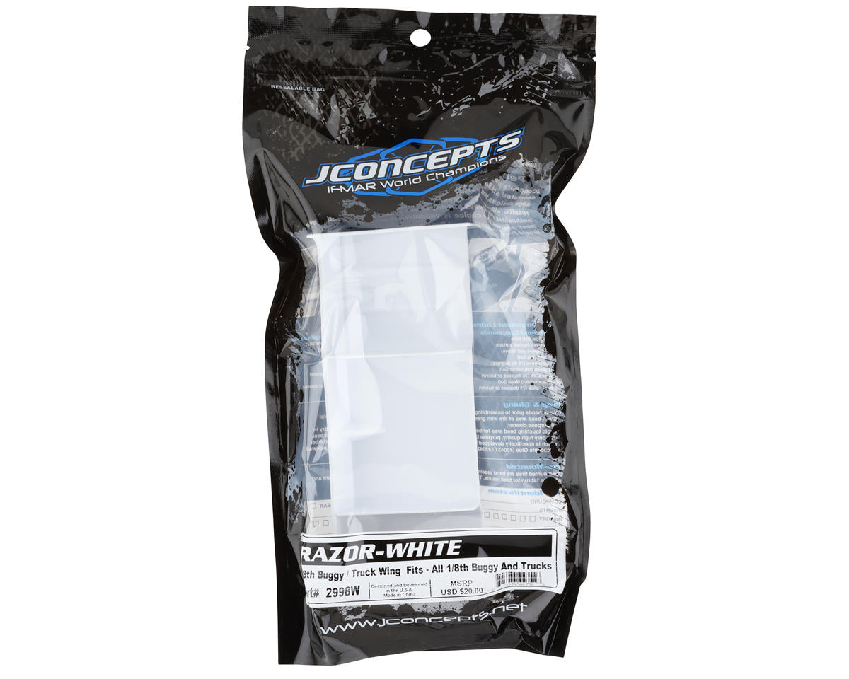 JConcepts Razor 1/8 Off Road Wing (White) – Eds RC