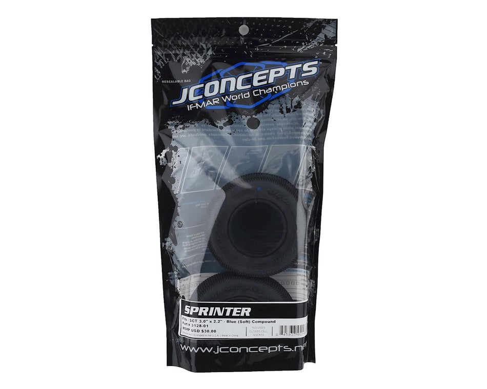 JConcepts Sprinter Short Course Dirt Oval Tires (2) (Green)