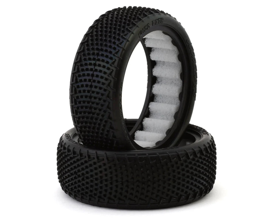 JConcepts Fuzz Bite Wide 2.2" 2WD Front Buggy Carpet Tires (2) (Purple)