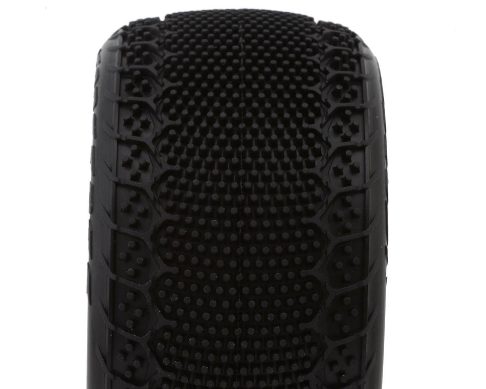 JConcepts 3DP 2.2" Pre-Mounted Rear Buggy Carpet Tires (White) (2) (Pink) w/12mm Hex