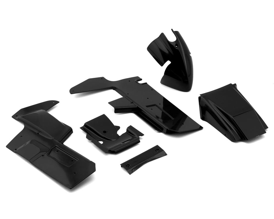 Losi Body Panel Set, Black: 22S Sprint Car