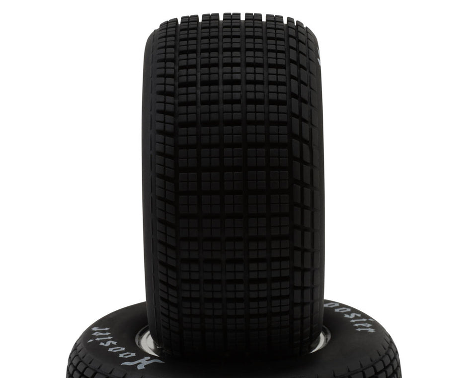 Losi 22S Sprint Rear Pre-Mounted Hoosier Tires (Chrome) (2) (Soft)