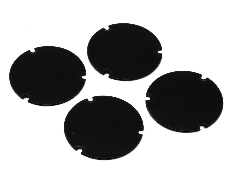 Losi Wheel Cover Set, Black: 22S Sprint