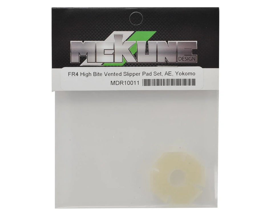 Mckune Design AE/Yokomo FR4 High Bite Vented Slipper Pad Set
