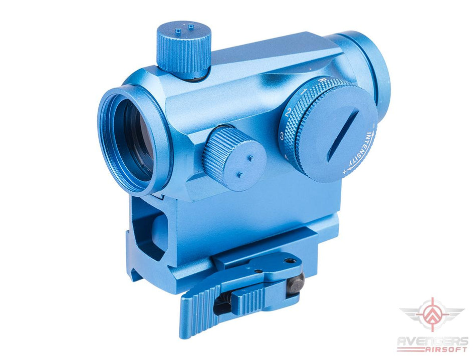 Avengers X1 Compact Reflex Red & Green Dot Sight w/ QD Riser Blue