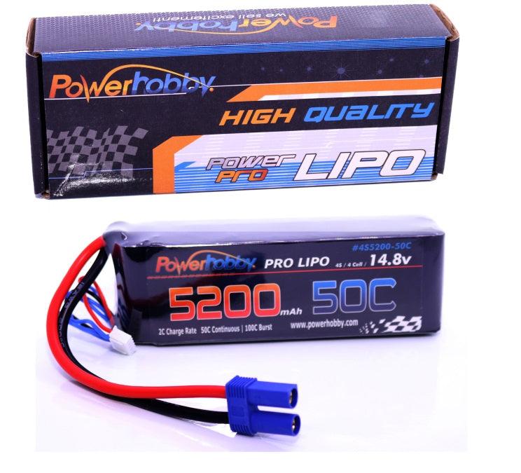 PowerHobby 4s 5200mAh 50C EC5 Battery