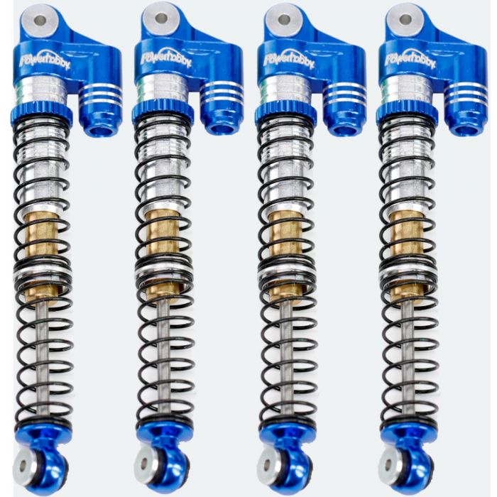 Powerhobby 1/24 Axial SCX24 Aluminum 58mm Long Travel Shocks Blue
