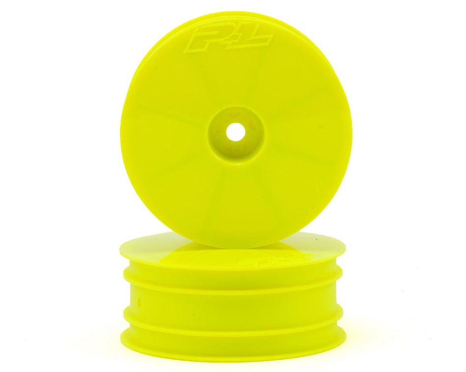Pro-Line Velocity 2.2" Front Wheels (2) (B6/RB6) (Yellow) w/12mm Hex