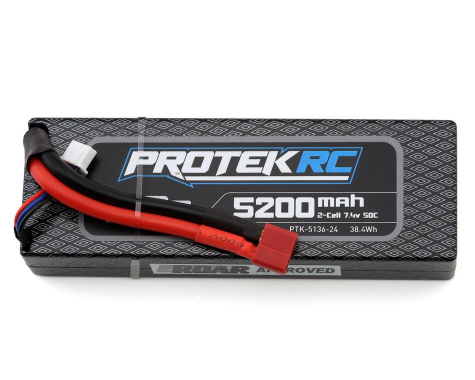 ProTek RC MUDboss 2S 50C Low IR LiPo Battery (7.4V/5200mAh) w/T-Style Connector