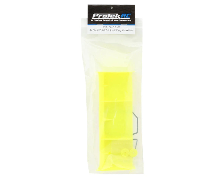 ProTek RC 1/8 Off-Road Euro Wing (Flo. Yellow)