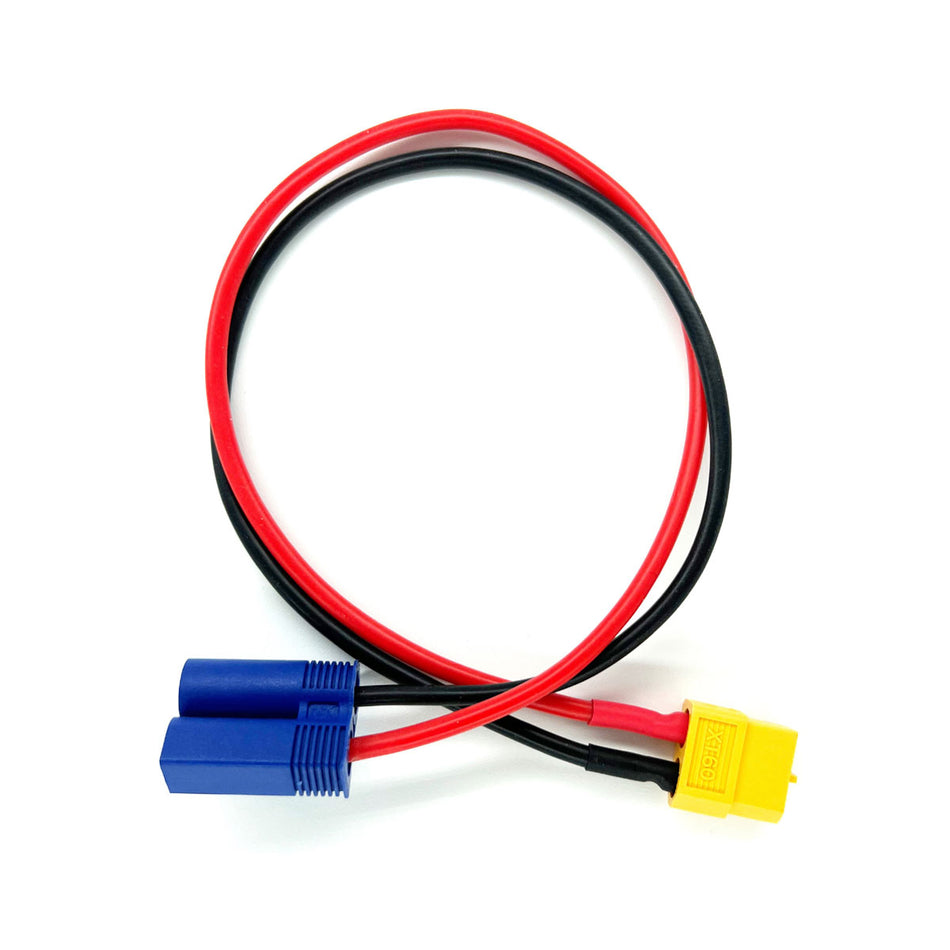 Racers Edge Charge Adapter: EC5 Device to Female XT60, 300mm Wire