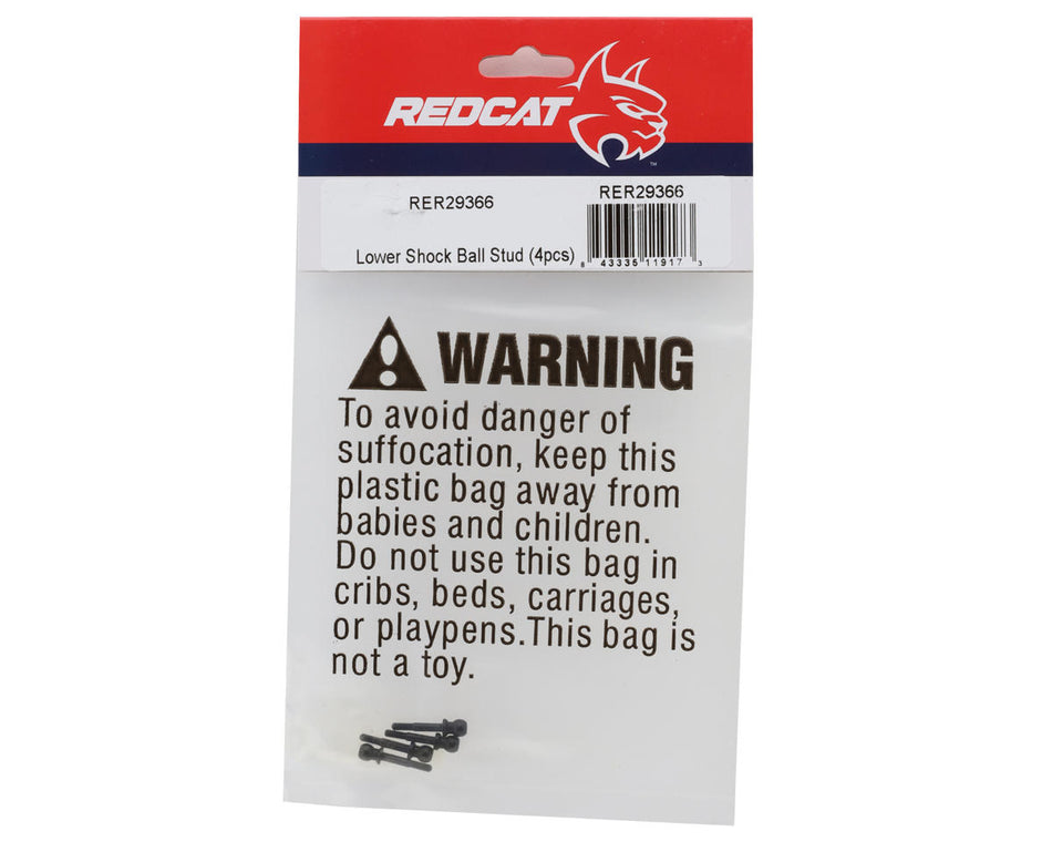 Redcat MT-18/Ascent-18 Lower Shock Ball Studs (4)