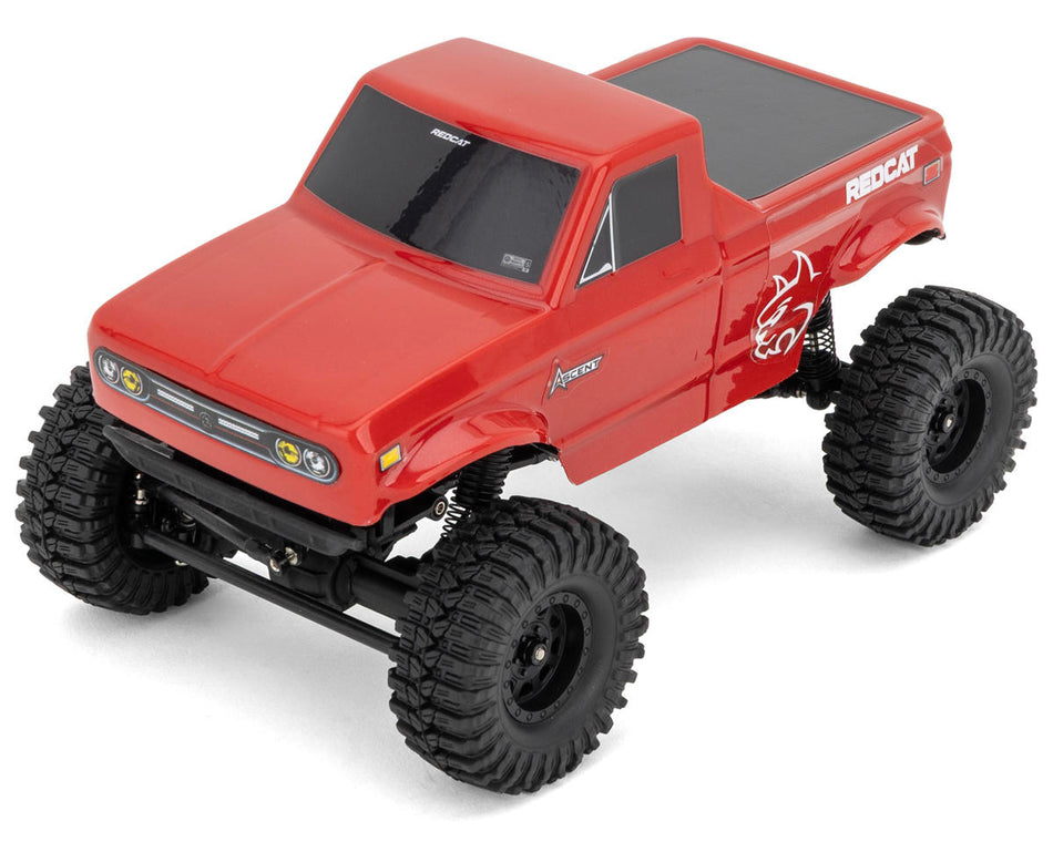 Redcat Ascent-32 V2 1/32 4WD RTR Rock Crawler (Red) w/2.4GHz Radio, Battery & Charger