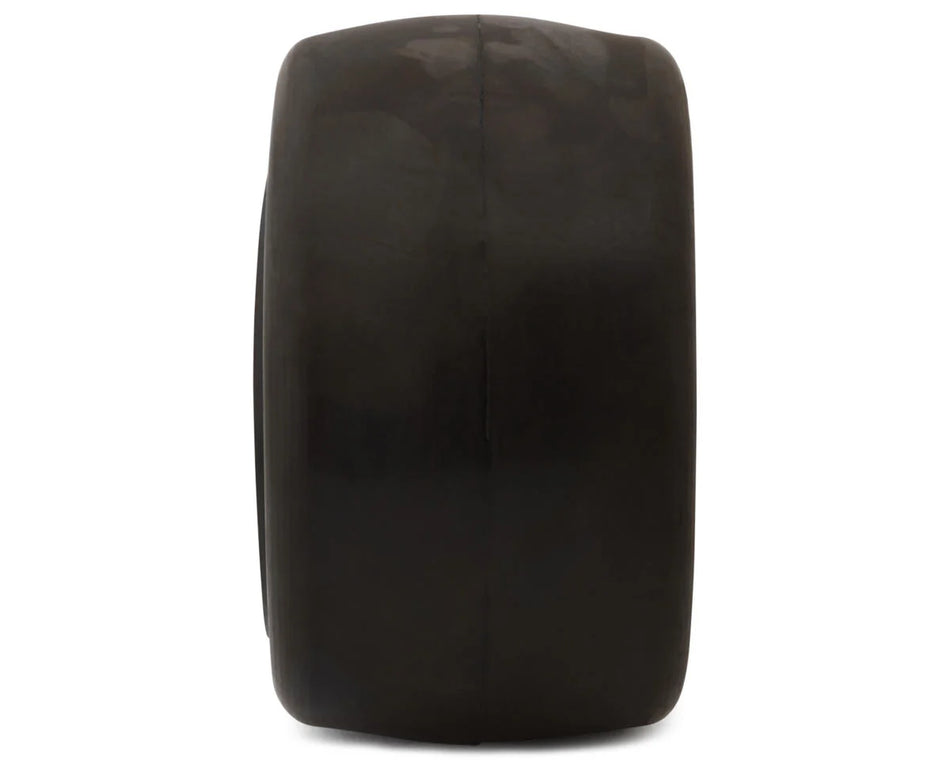 Raw Speed RC Slick Low Pro 2.2" 1/10 Rear Oval Tires (2) (Soft - Long Wear) w/Foam Inserts