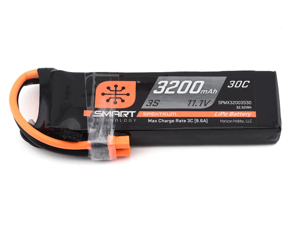 Spektrum RC 3S Smart LiPo Battery Pack w/IC3 Connector (11.1V/3200mAh)