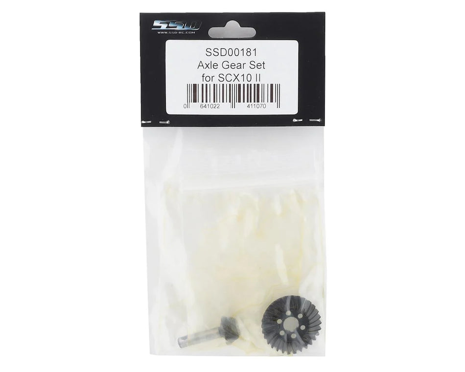 SSD RC SCX10 II AR44 6-Bolt Ring Gear Set (30T/8T)