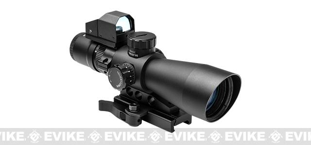 NcStar USS Gen II 3-9x42 Illuminated Tactical QD Scope (Green/Blue) w/ Micro Dot (Red) - P4 Sniper