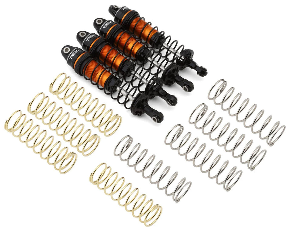 Treal Hobby Aluminum Adjustable Shocks for Traxxas® Mini Maxx®/Mini XRT® (88mm) (Orange)