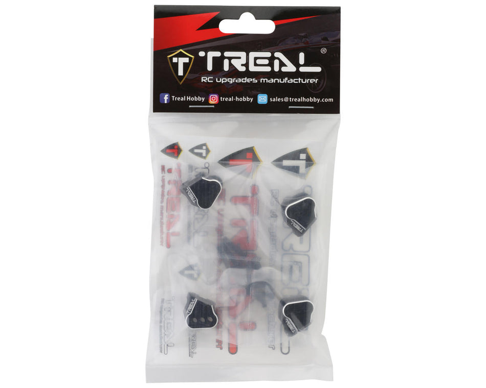 Treal Hobby Redcat Ascent/Gen9 Aluminum Lower Link Mounts (Black) (4)